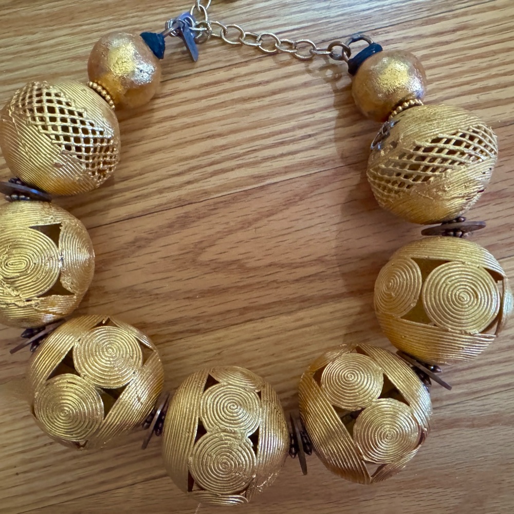 Exquisite Vintage Masha Archer 24K GOLD HUGE Rounds from Cameroon's Baoule Tribe - Picture 15 of 16
